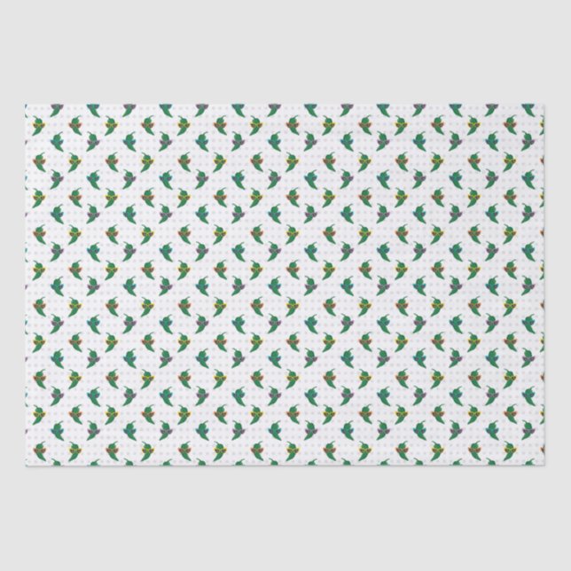 Cool Shades Green Chile Pattern Tissue Paper (Front)