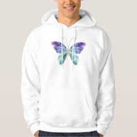 Cool Shades Rainbow Wings Butterfly Hoodie