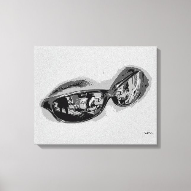 Cool Shades (Sunglasses) Canvas Print (Front)