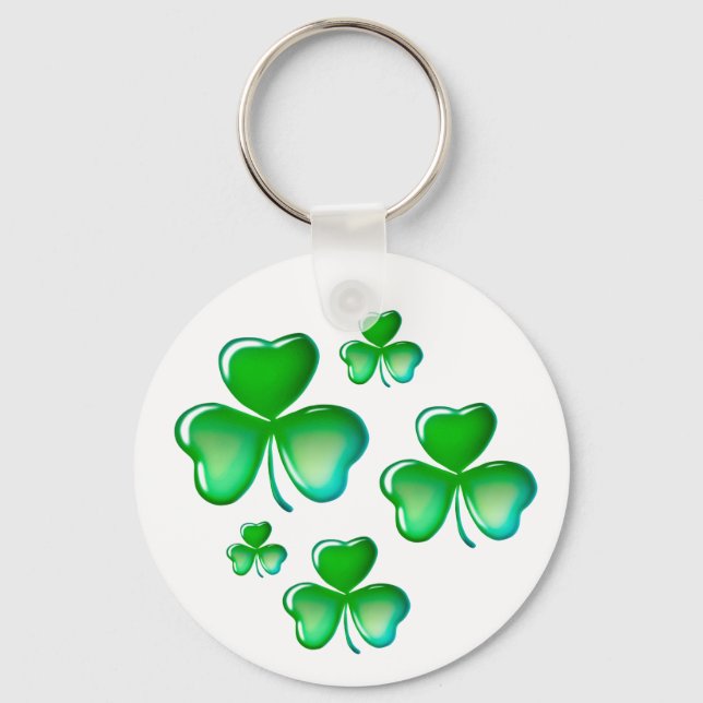 Cool shamrock keychain (Front)