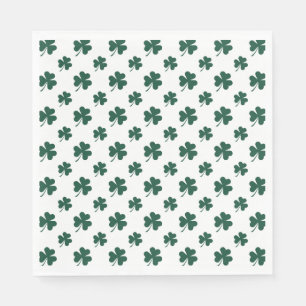 Cool shamrock tiled pattern clover  napkins
