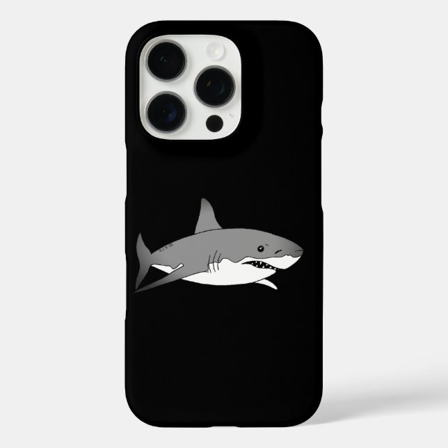 Cool Shark Cartoon Illustration Case-Mate iPhone Case (Back)