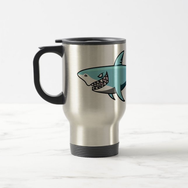 Cool Shark custom name mugs (Left)