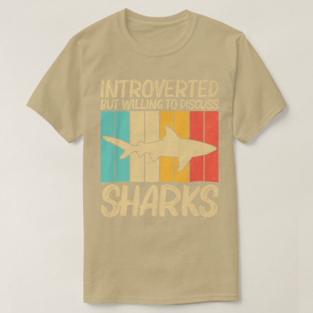 Cool Shark Design For Men Women Shark Ocean Animal T-Shirt (Design Front)