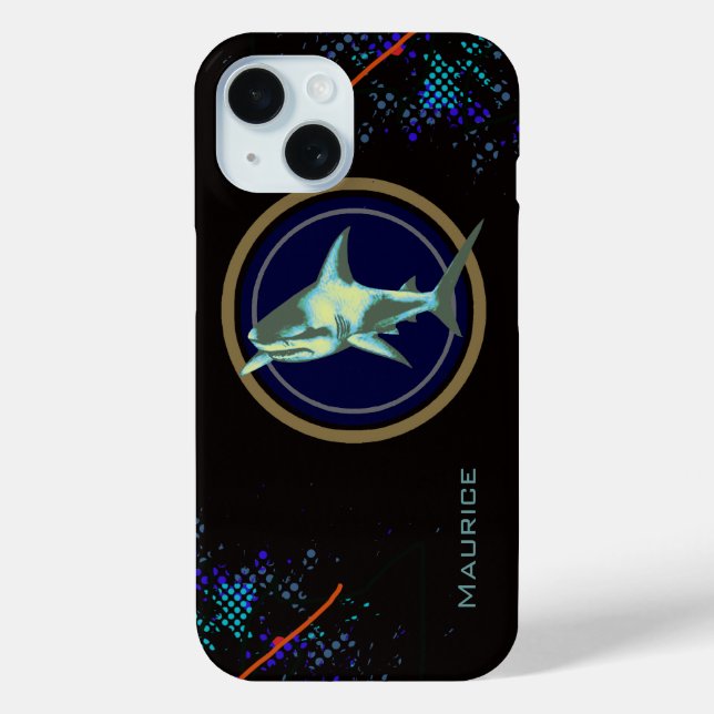 cool shark-design personalized Case-Mate iPhone case (Back)