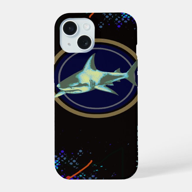 cool shark-design personalized iphone case (Back)