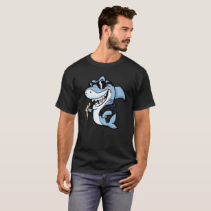 shark eating cat shirt meaning