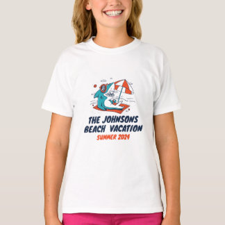 Cool Shark Matching Family Vacation Beach Holiday T-Shirt