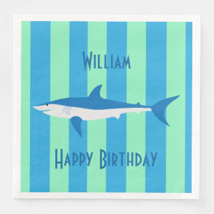 Cool SHARK Paper Dinner Napkins