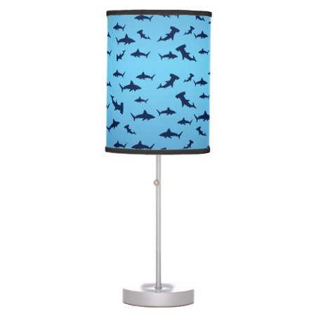 Cool Sharks And Hammerheads Table Lamp