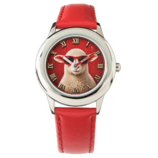 Cool Sheep Funny Farmhouse Sheep Decor Watch