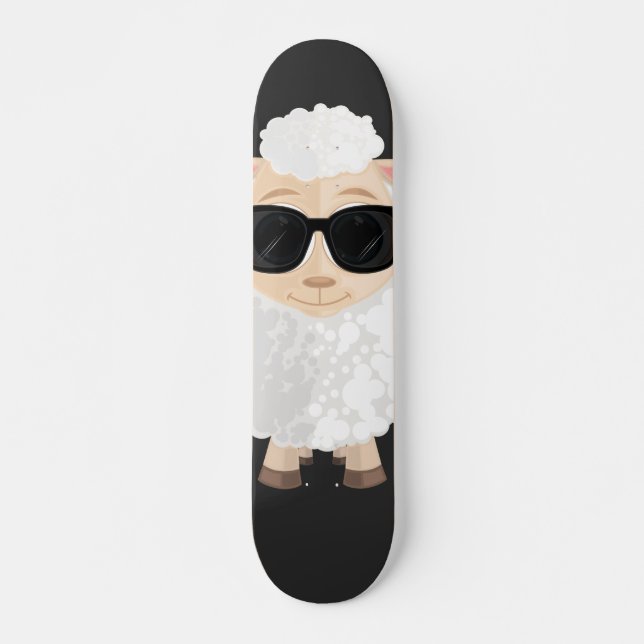 Cool Sheep Skateboard (Front)