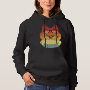 Cool Shetland Sheepdog Owner Animal  Dogs Retro Vi Hoodie