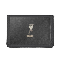 Cool Shiny Skater Logo Personalized  Wallet