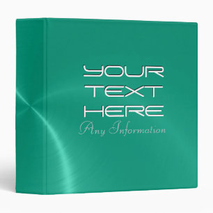 Cool shiny stainless steel metal binders