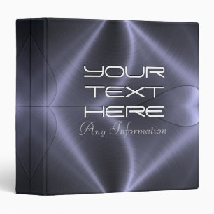 Cool shiny stainless steel metal binders 2