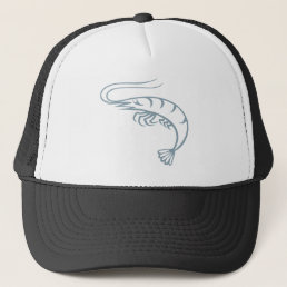 Cool Shrimp Icon Logo Shirt Prawn Trucker Hat