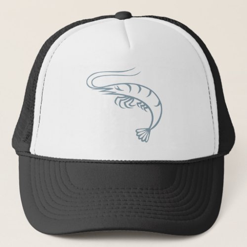 Cool Shrimp Icon Logo Shirt Prawn Trucker Hat