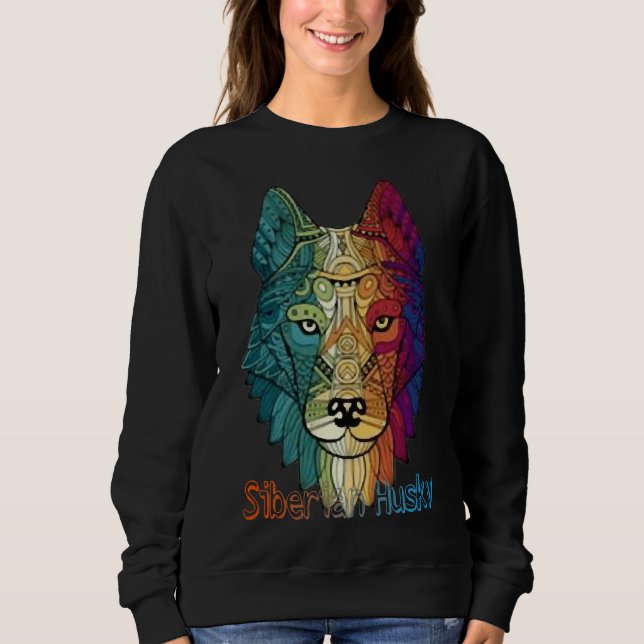 Cool Siberian Husky       Sweatshirt (Front)