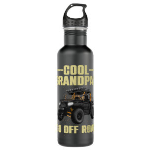 Cool Side-By-Side For Grandpa Dad SxS Offroad UTV Stainless Steel Water Bottle