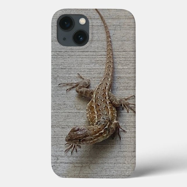 Cool Sidewalk Lizard  Case-Mate iPhone Case (Back)