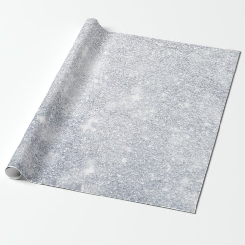 Cool Silver Sparkly Template Best Elegant Modern Wrapping Paper