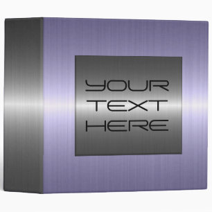 Cool Silver Stainless Steel Metal Binder