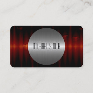Cool Silver Stainless Steel Metal Business Card