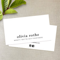 Aesthetic Plain Professional White Modern Post-it Notes