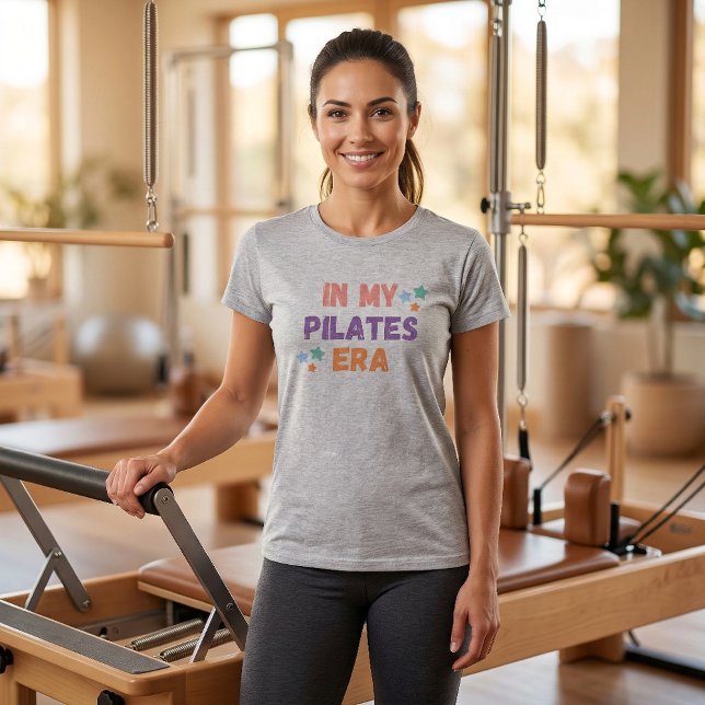 Cool Simple Saying In My Pilates Era Quote T-Shirt (Pilates Tshirt)
