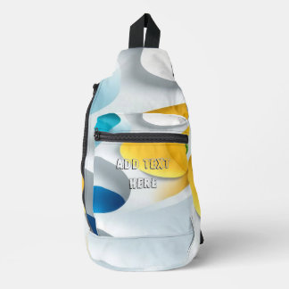 Cool simple slingbag with add your text sling bag