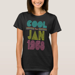 Cool Since January 1968 55th Birthday Party Men Wo T-Shirt