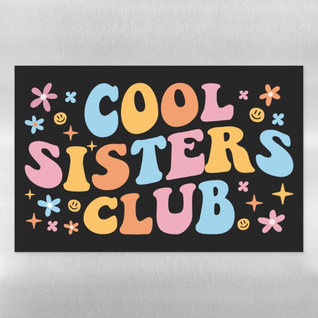 Cool Sisters Club III Magnetic Dry Erase Sheet (Horizontal)