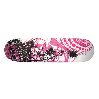 Cool Skateboard With Graphic Design by designalicious at Zazzle