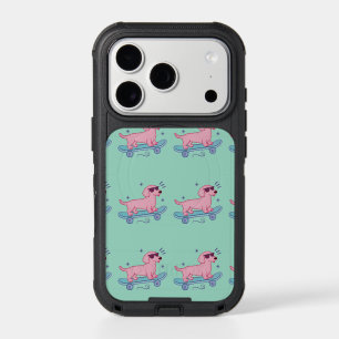 Cool Skateboarding Dachshund Funny Dog Art iPhone 17 Pro Case