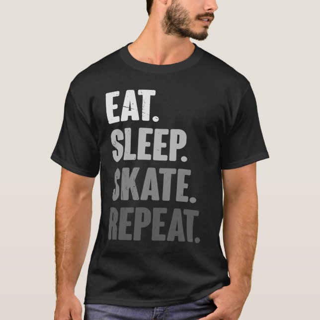 Cool Skateboarding  Skateboard Skateboarder Skater T-Shirt (Front)
