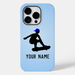 Cool Skater doing Tricks, Guy on Skateboard custom Case-Mate iPhone 14 Pro Case
