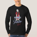 Cool Skater Women Girls Skateboarding Skateboard S T-Shirt