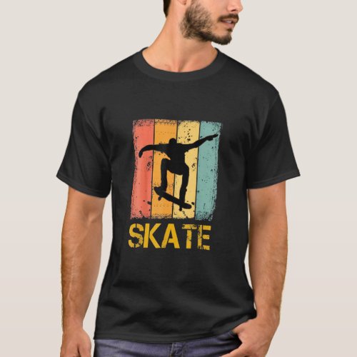 Cool Skater Women Girls Skateboarding Skateboard S T_Shirt