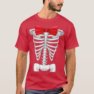 Cool Skeleton Rib Cage XRay Halloween Costume Boys T-Shirt