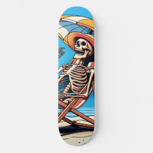 Cool Skeleton Summer Skateboard