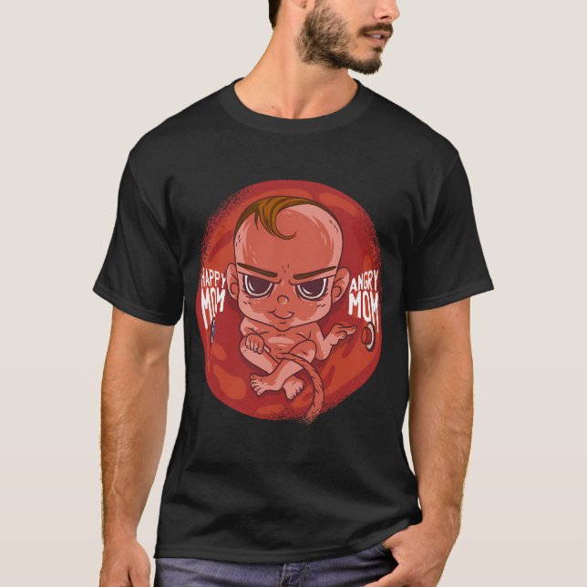 Cool skeleton with electric guitar. T-Shirt (Front)