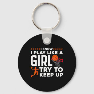 Cool Sketll For Girl Women College Sketll Team Coa Keychain