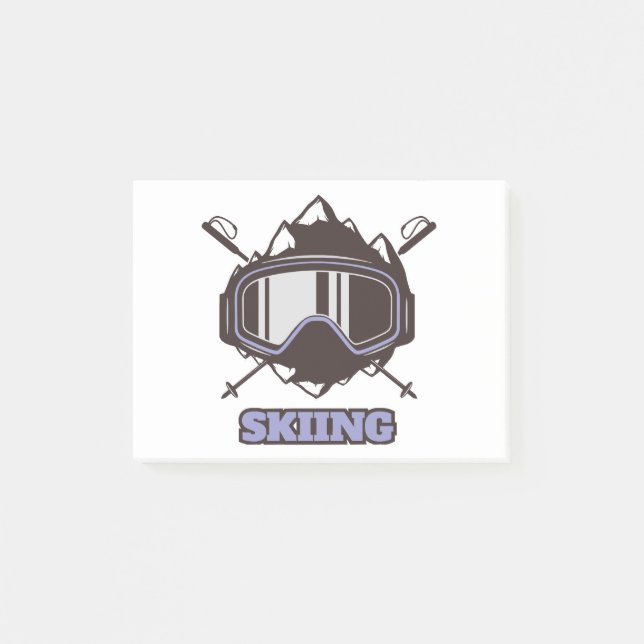 Cool Ski Helmet  Post-it Notes (Front)