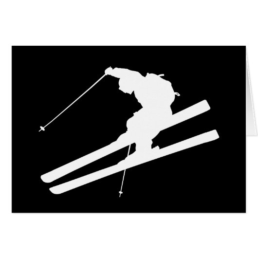 Cool skiing cards (Front Horizontal)