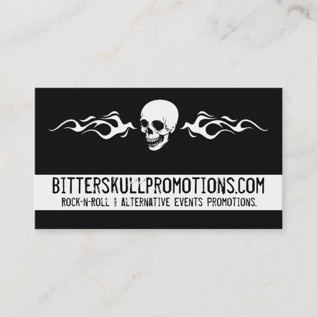 Cool Skull Business Cards (Front)