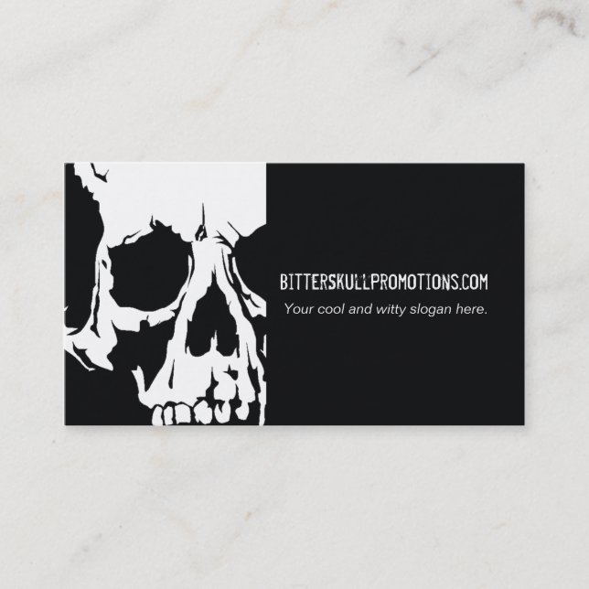 Cool Skull Business Cards (Front)