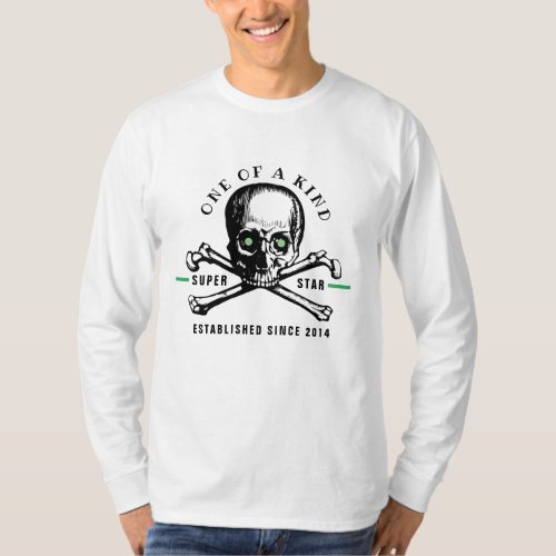 COOL SKULL GRAPHIC WORDS T_Shirt