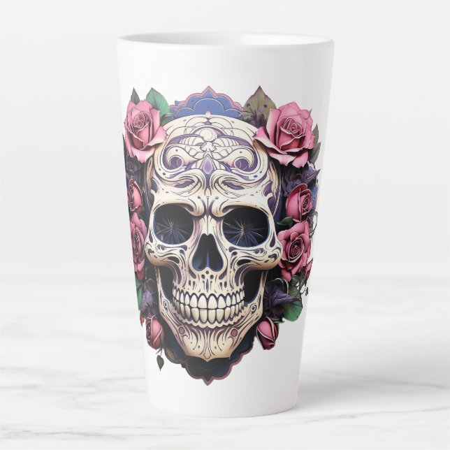 Cool Skull latte mug (Front)