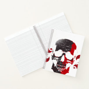 Cool Skull Notebook Vibin’ Aesthetic Journal for